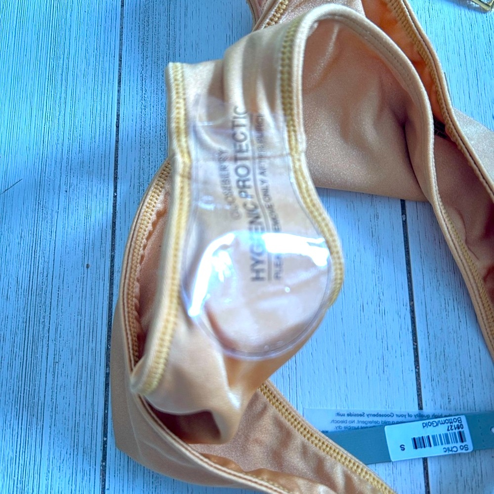 Gooseberry Intimates So Chic Gold Bikini - Picture 8 of 16